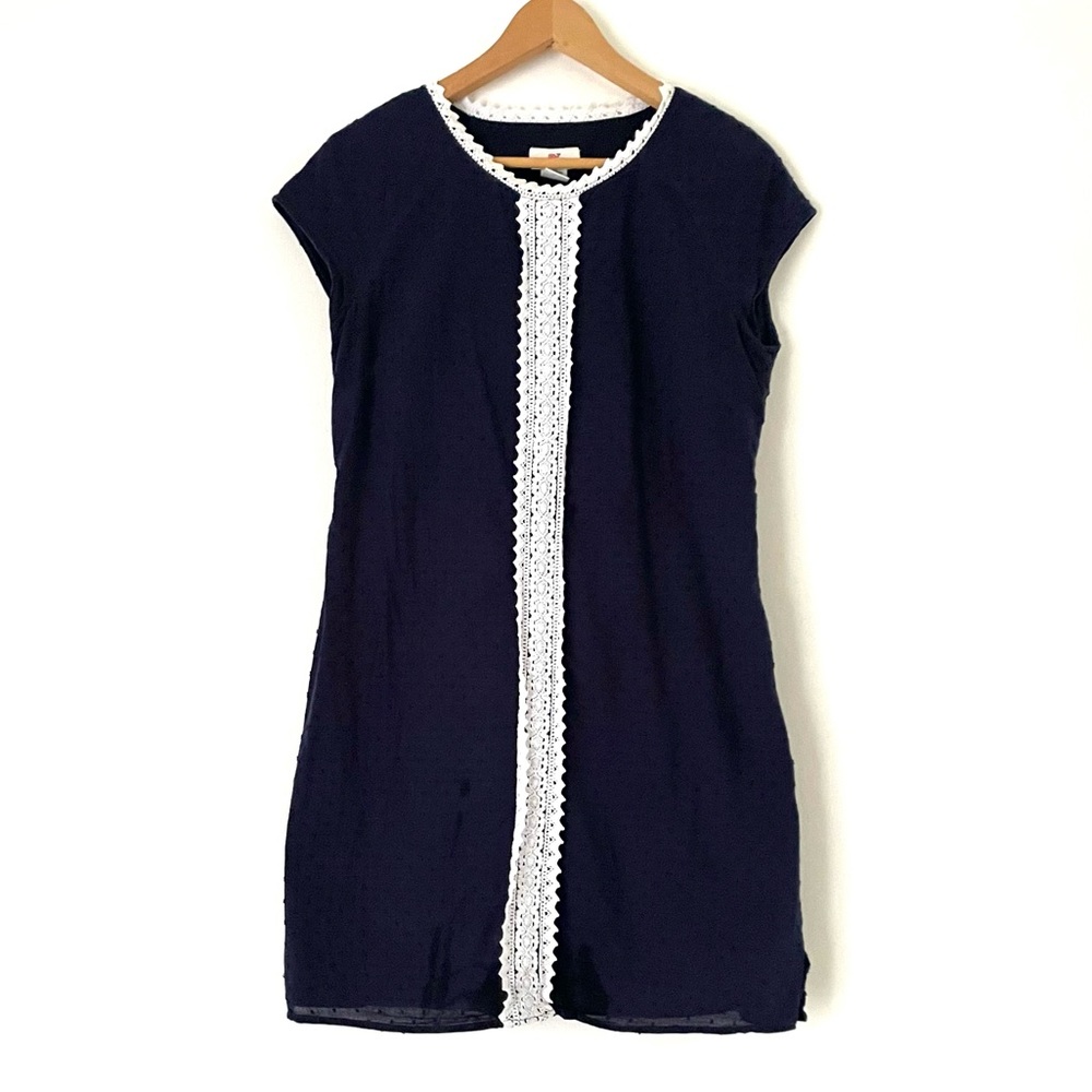 vineyard vines shift dress navy size M